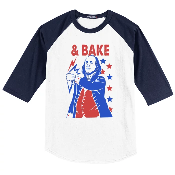 And Bake Shake And Bake Couples Matching 4th Of July Baseball Sleeve Shirt