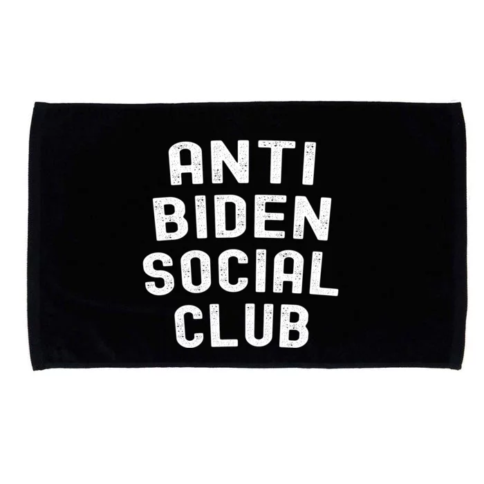 Anti Biden Social Club Microfiber Hand Towel