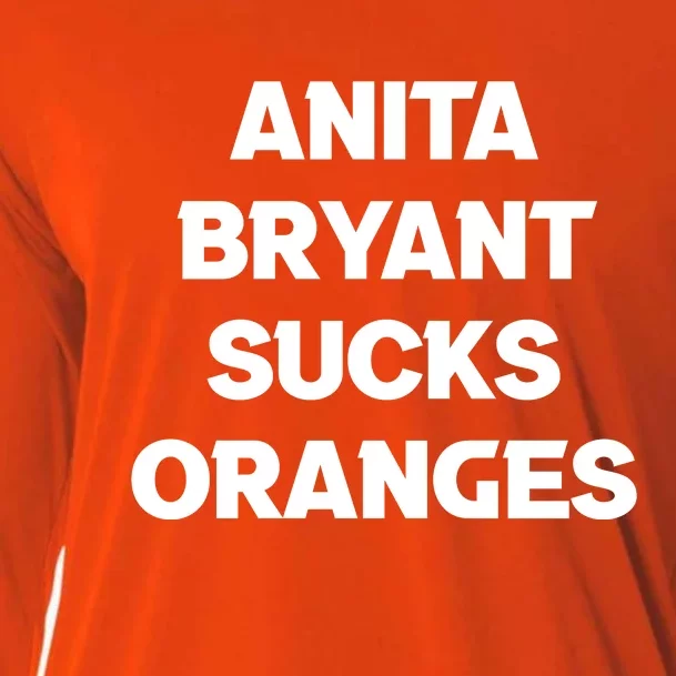 Anita Bryant Sucks Oranges Cooling Performance Long Sleeve Crew