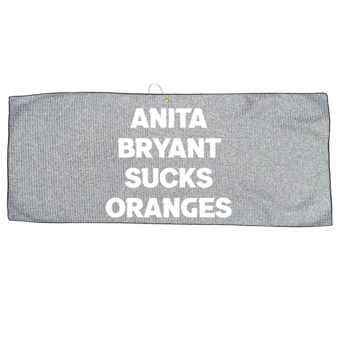 Anita Bryant Sucks Oranges Large Microfiber Waffle Golf Towel