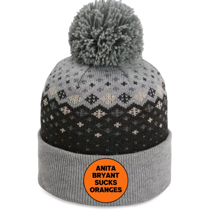 Anita Bryant Sucks Oranges The Baniff Cuffed Pom Beanie