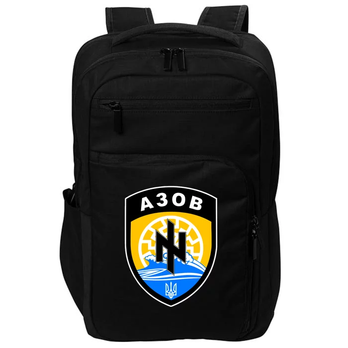 Azov Battalion Support Ukraine Military Impact Tech Backpack