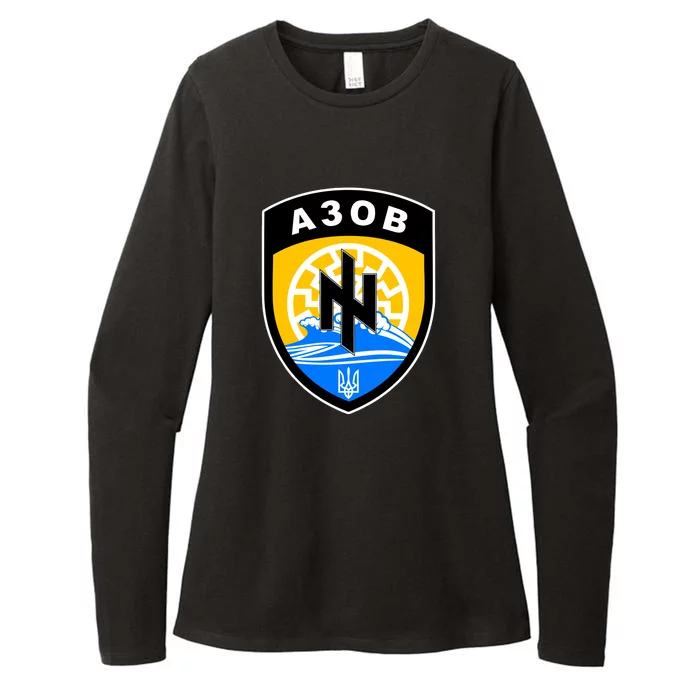 Azov Battalion Support Ukraine Military Womens CVC Long Sleeve Shirt