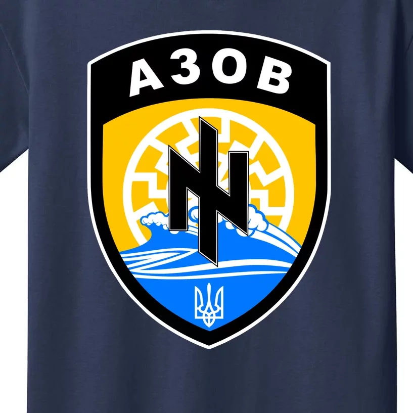 Azov Battalion Support Ukraine Military Kids T-Shirt