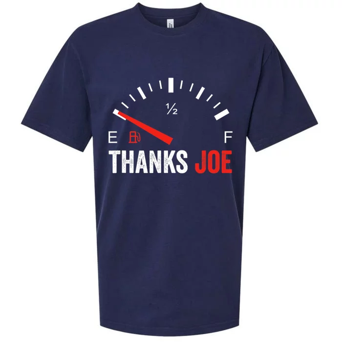 Anti Biden Shirt Thanks Joe Gas Prices Protest Sueded Cloud Jersey T-Shirt