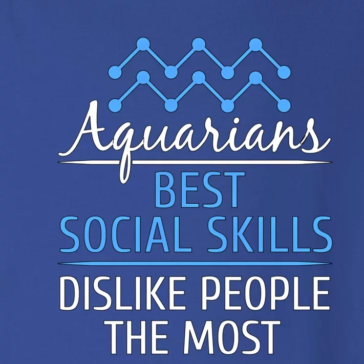 Aquarians Best Social Skills Aquarius Horoscope Zodiac Gift Toddler Long Sleeve Shirt