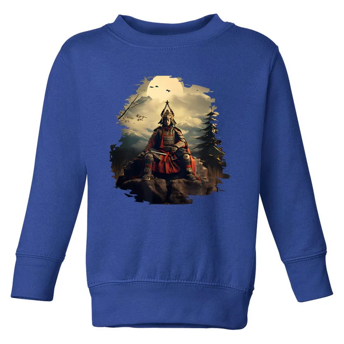 Anchor Blue Samurai Toddler Sweatshirt