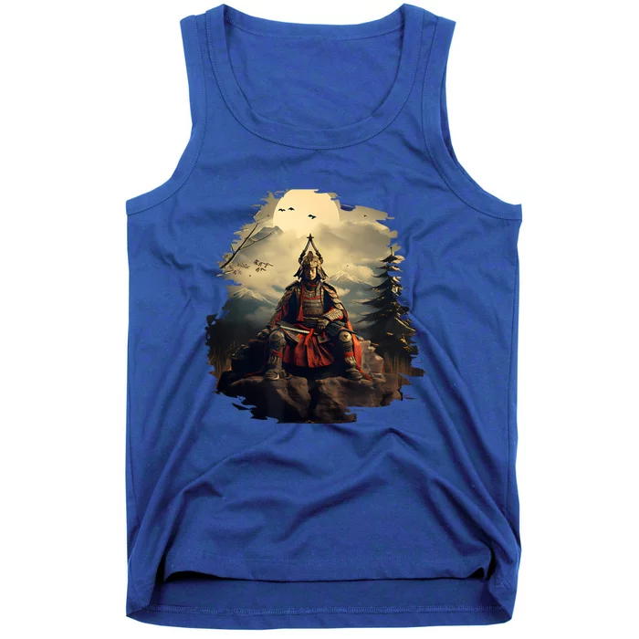 Anchor Blue Samurai Tank Top