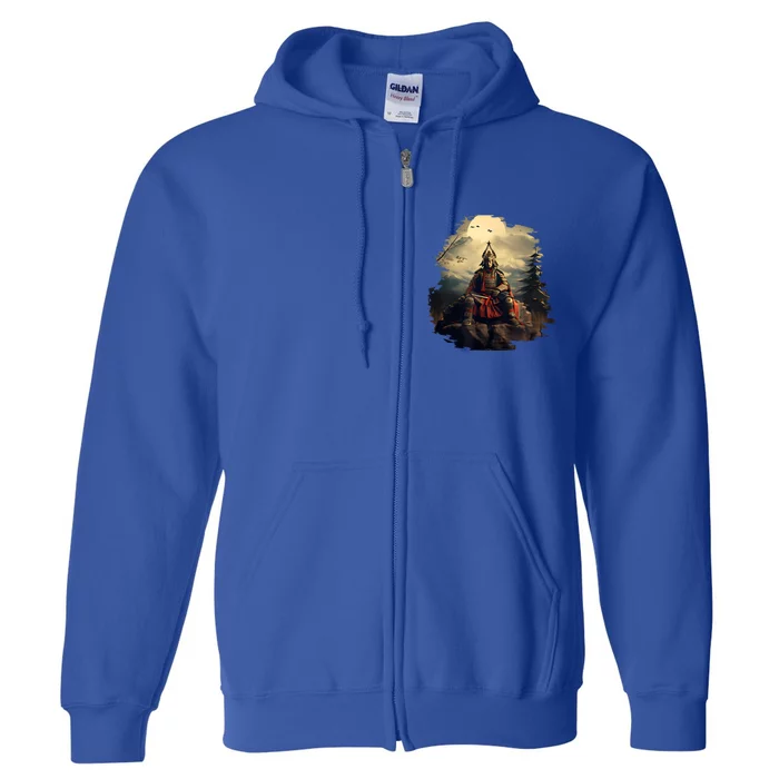 Anchor Blue Samurai Full Zip Hoodie