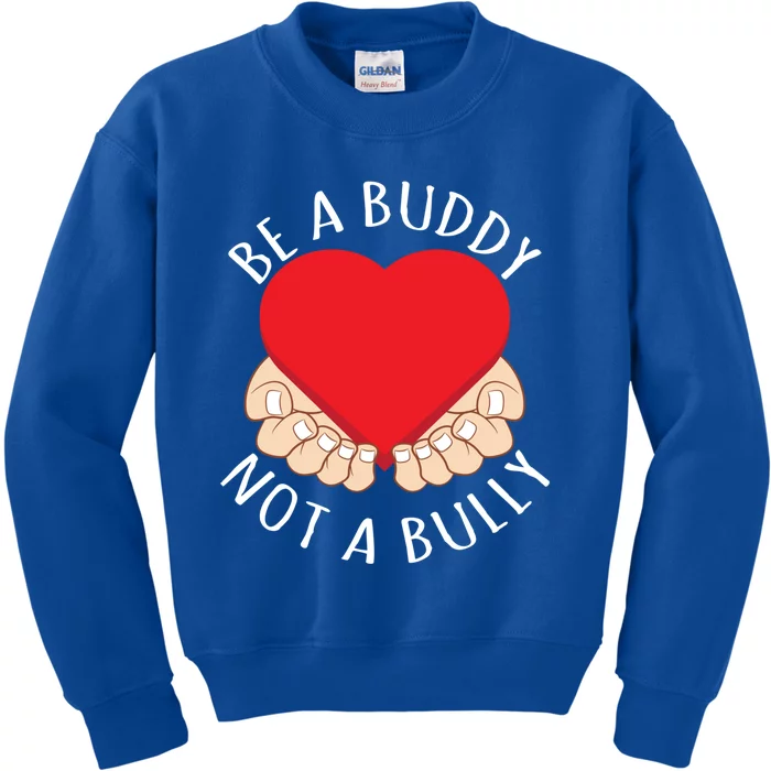 Anti Bullying Spread Awareness Be A Buddy Not A Bully Gift Kids Sweatshirt