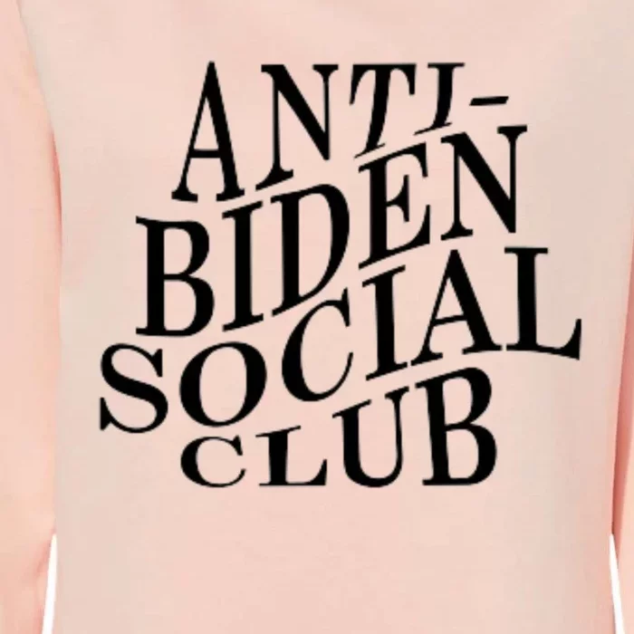 Anti Biden Social Club Womens California Wash Sweatshirt