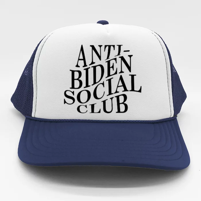 Anti Biden Social Club Trucker Hat