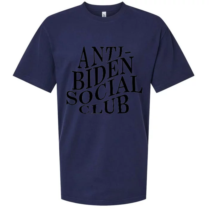 Anti Biden Social Club Sueded Cloud Jersey T-Shirt