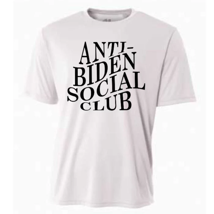 Anti Biden Social Club Cooling Performance Crew T-Shirt