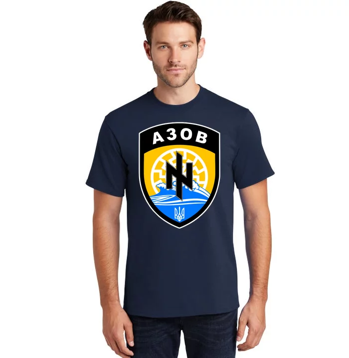 Azov Battalion Support Ukraine Military Tall T-Shirt