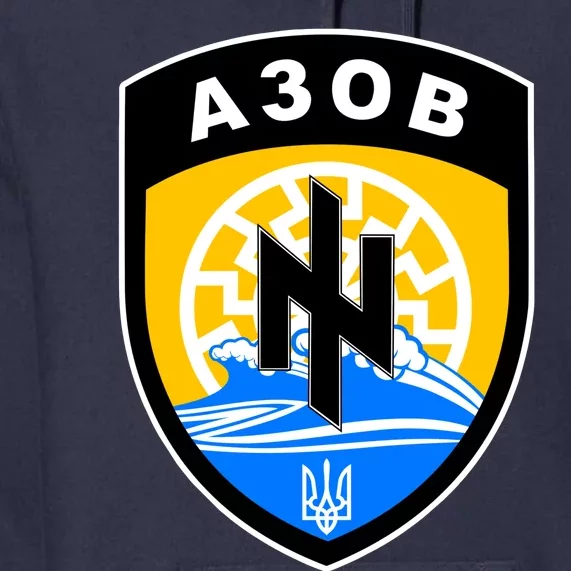 Azov Battalion Support Ukraine Military Premium Hoodie