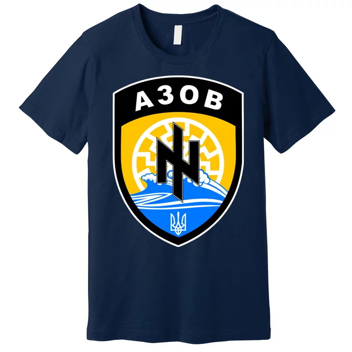 Azov Battalion Support Ukraine Military Premium T-Shirt