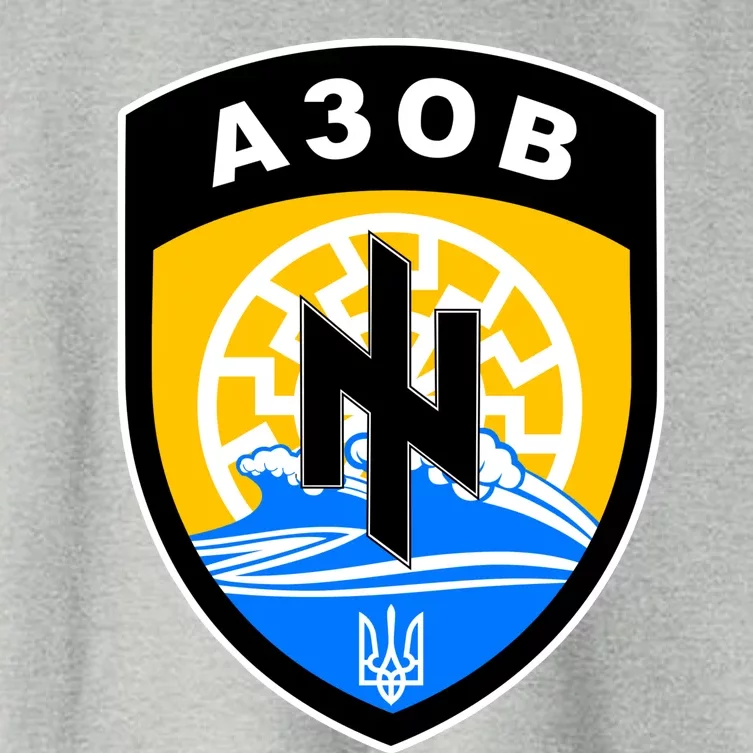 Azov Battalion Support Ukraine Military Women's Crop Top Tee