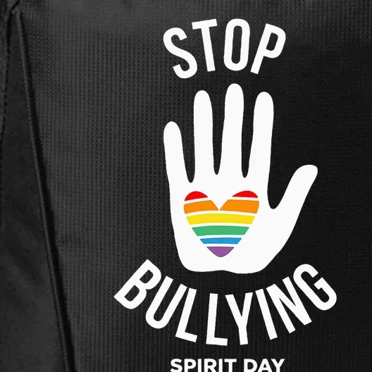 Anti Bullying Stop Bullying Spirit Day Unity Day City Backpack