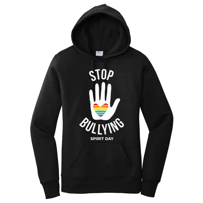 Anti Bullying Stop Bullying Spirit Day Unity Day Women's Pullover Hoodie