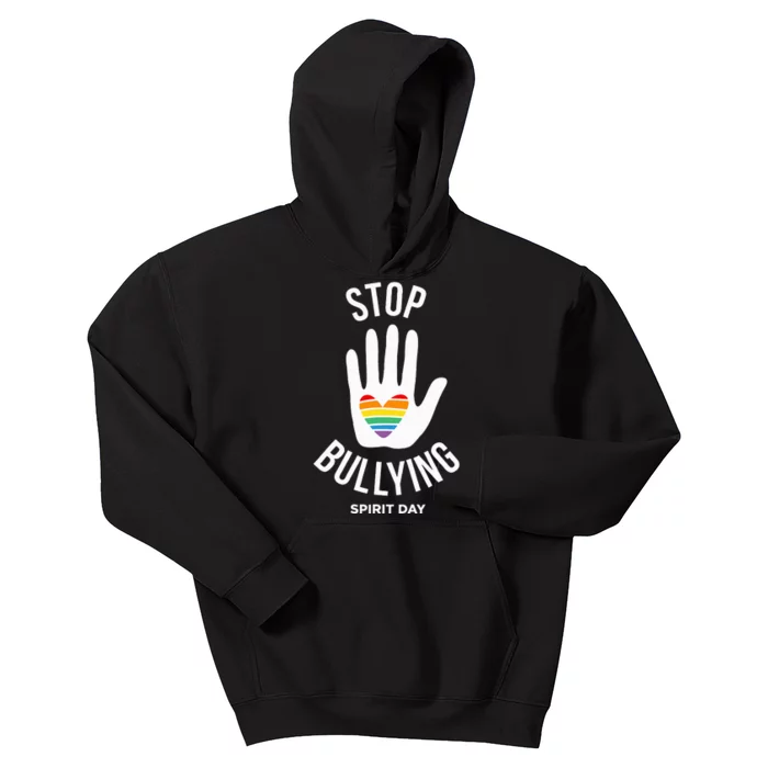 Anti Bullying Stop Bullying Spirit Day Unity Day Kids Hoodie