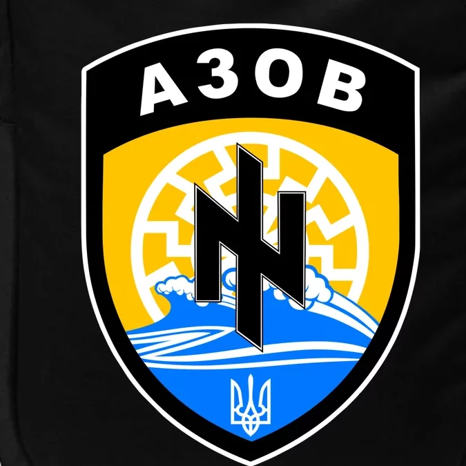 Azov Battalion Support Ukraine Military Impact Tech Backpack