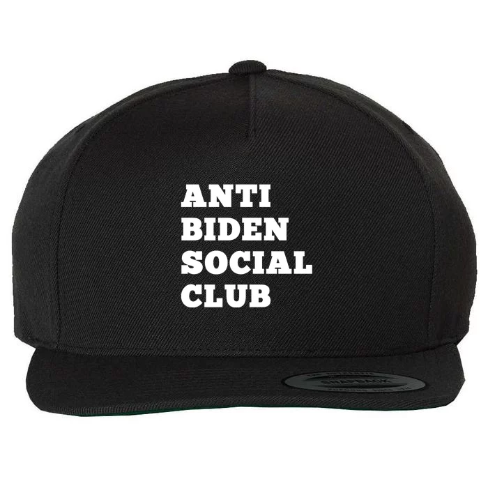 Anti Biden Social Club Shirt Wool Snapback Cap