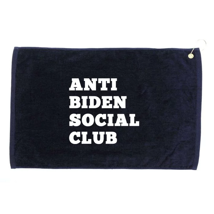 Anti Biden Social Club Shirt Grommeted Golf Towel