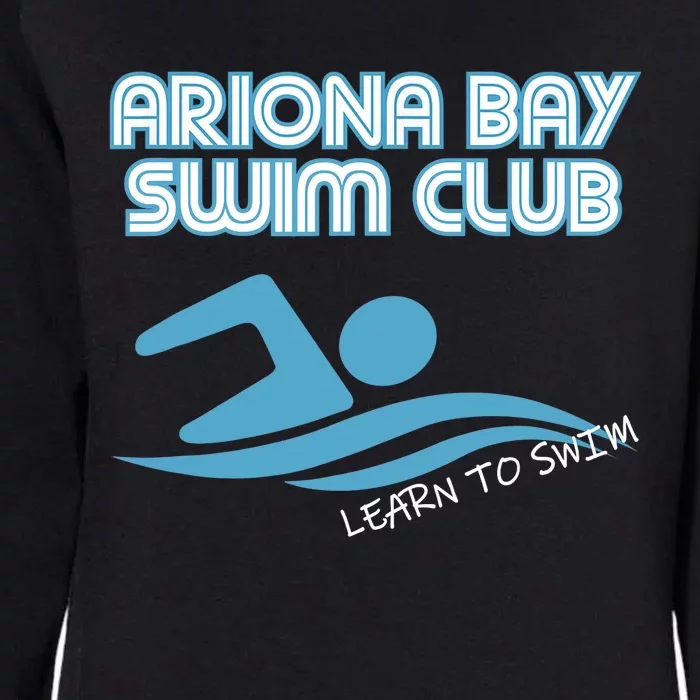 Arizona Bay Swim Club Learn To Swim Team Womens California Wash Sweatshirt