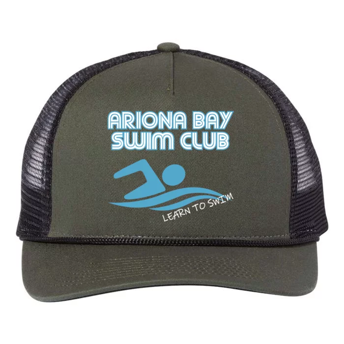 Arizona Bay Swim Club Learn To Swim Team Retro Rope Trucker Hat Cap