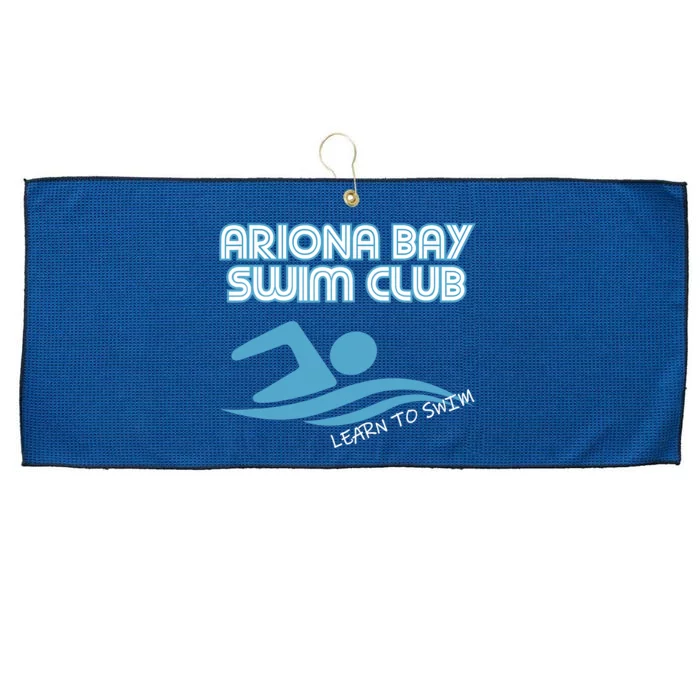 Arizona Bay Swim Club Learn To Swim Team Large Microfiber Waffle Golf Towel