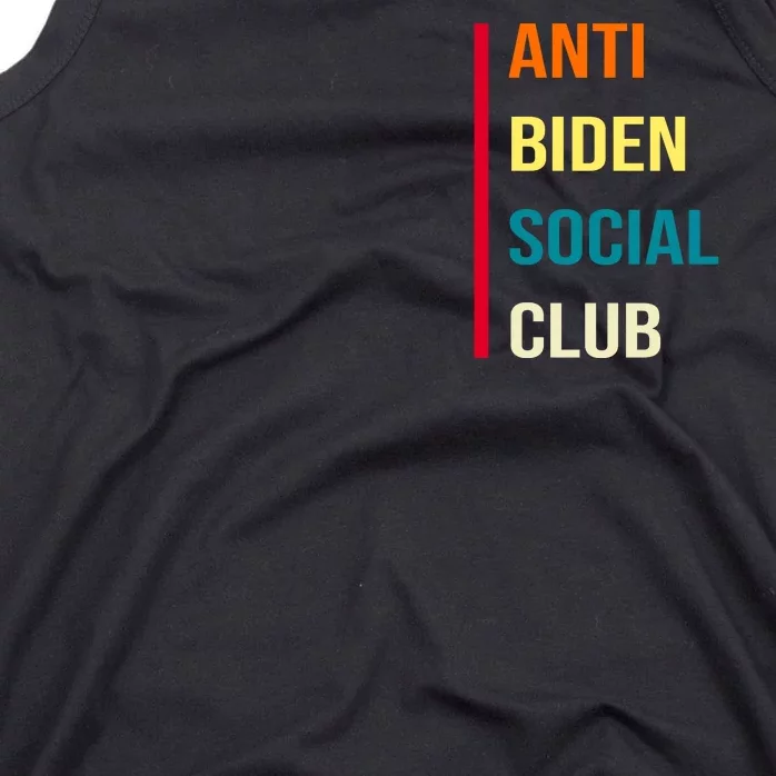 Anti Biden Social Club Pocket Logo Tank Top