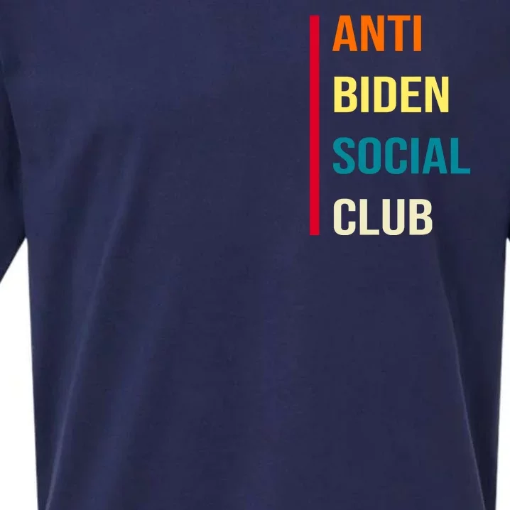 Anti Biden Social Club Pocket Logo Sueded Cloud Jersey T-Shirt