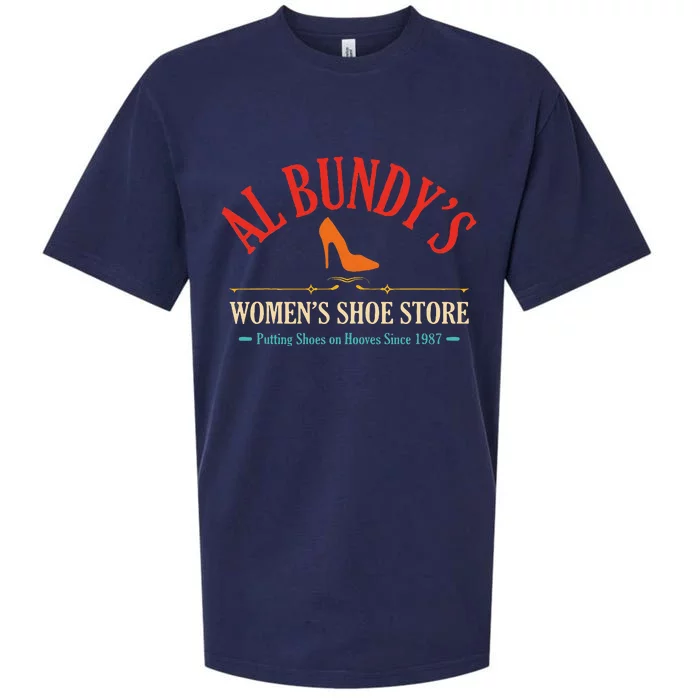 Al BundyS Shoe Store Putting Shoes Vintage Sueded Cloud Jersey T-Shirt