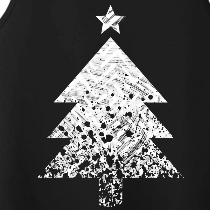 Abstract Big Christmas Tree Performance Tank