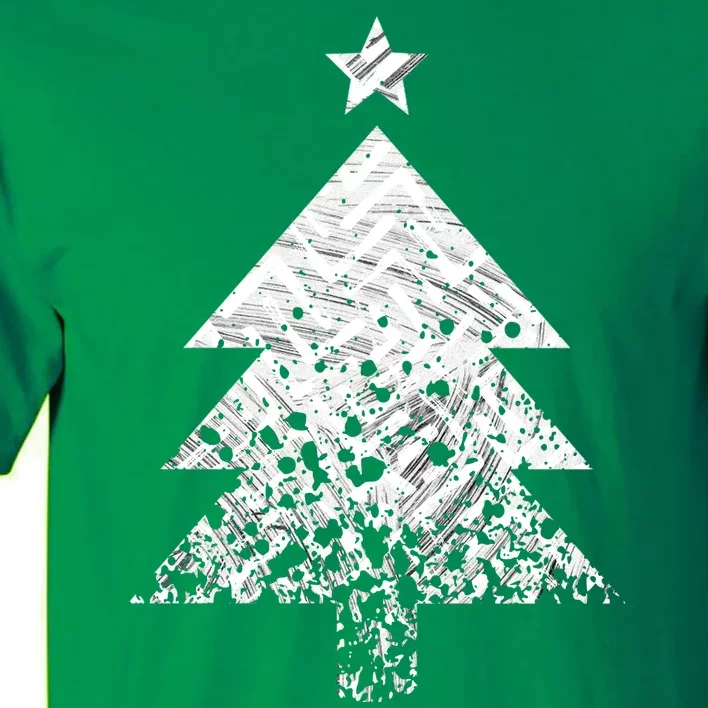 Abstract Big Christmas Tree Tall T-Shirt