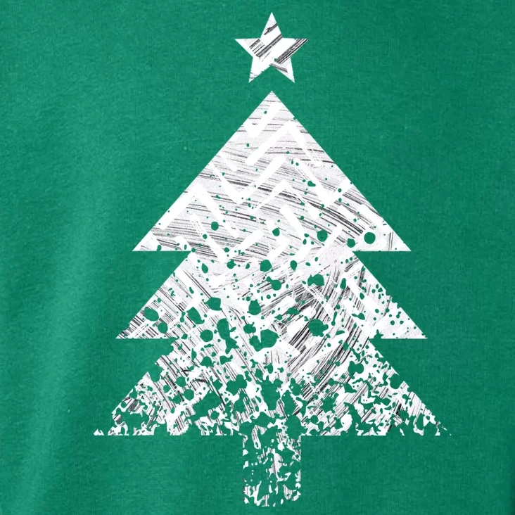 Abstract Big Christmas Tree Toddler Hoodie