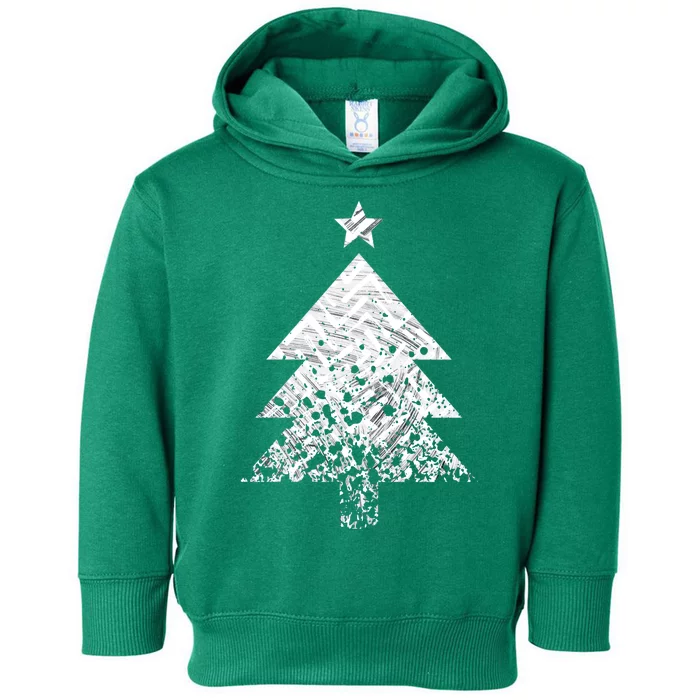 Abstract Big Christmas Tree Toddler Hoodie