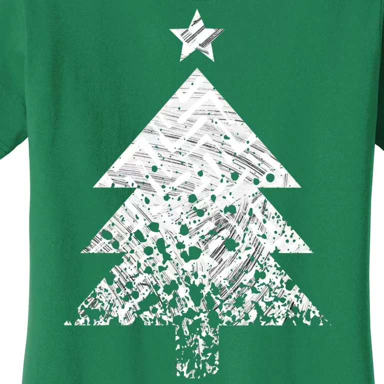 Abstract Big Christmas Tree Women's T-Shirt