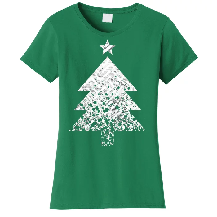 Abstract Big Christmas Tree Women's T-Shirt