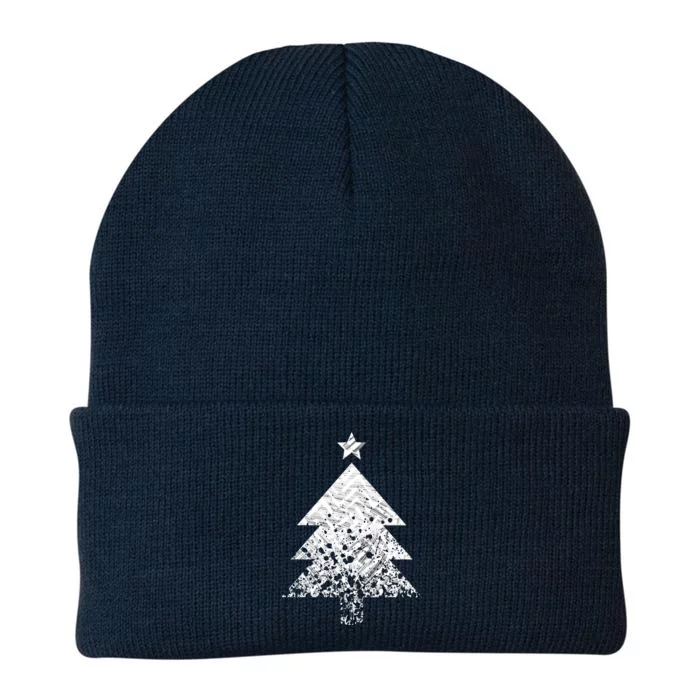 Abstract Big Christmas Tree Knit Cap Winter Beanie