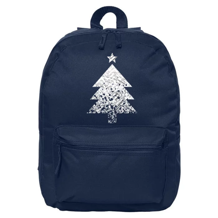 Abstract Big Christmas Tree 16 in Basic Backpack