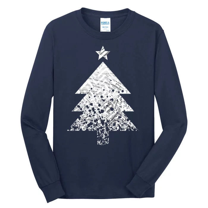 Abstract Big Christmas Tree Tall Long Sleeve T-Shirt