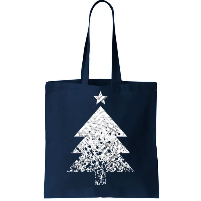 Abstract Big Christmas Tree Tote Bag