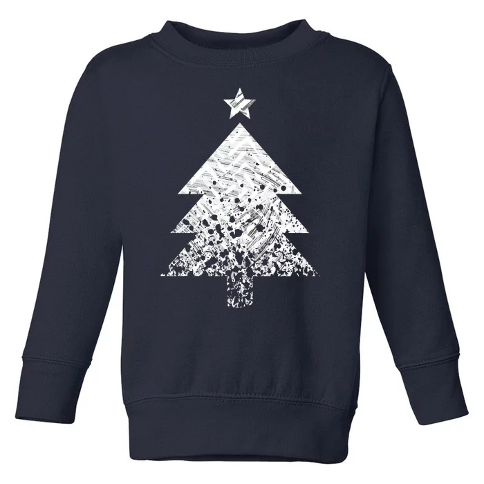 Abstract Big Christmas Tree Toddler Sweatshirt