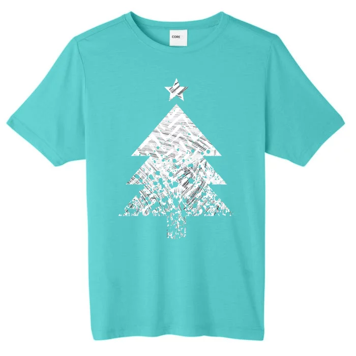 Abstract Big Christmas Tree ChromaSoft Performance T-Shirt