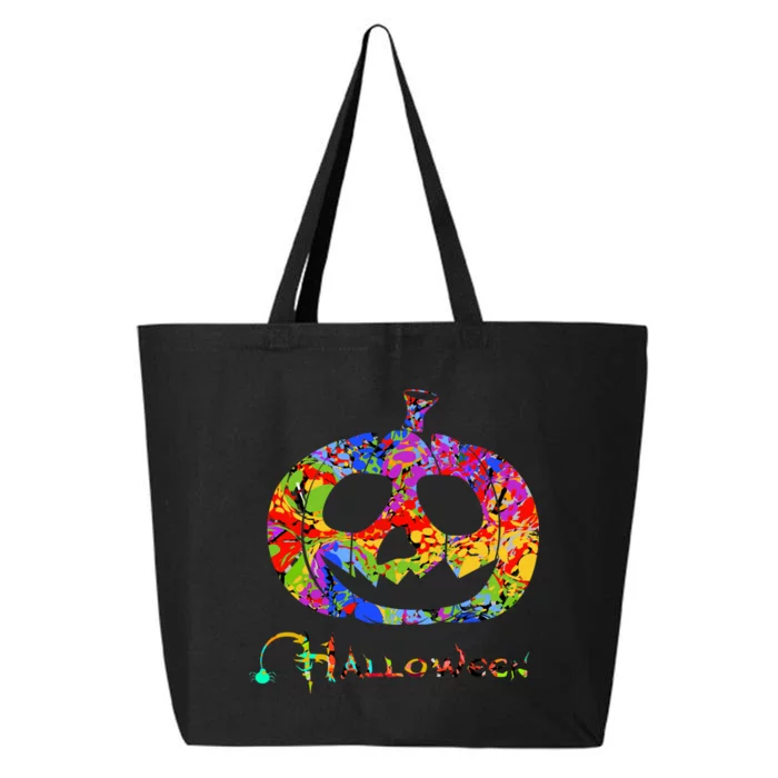 Abstract Halloween Pumpkin 25L Jumbo Tote