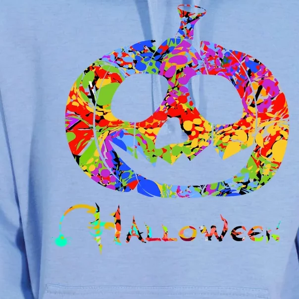 Abstract Halloween Pumpkin Unisex Surf Hoodie