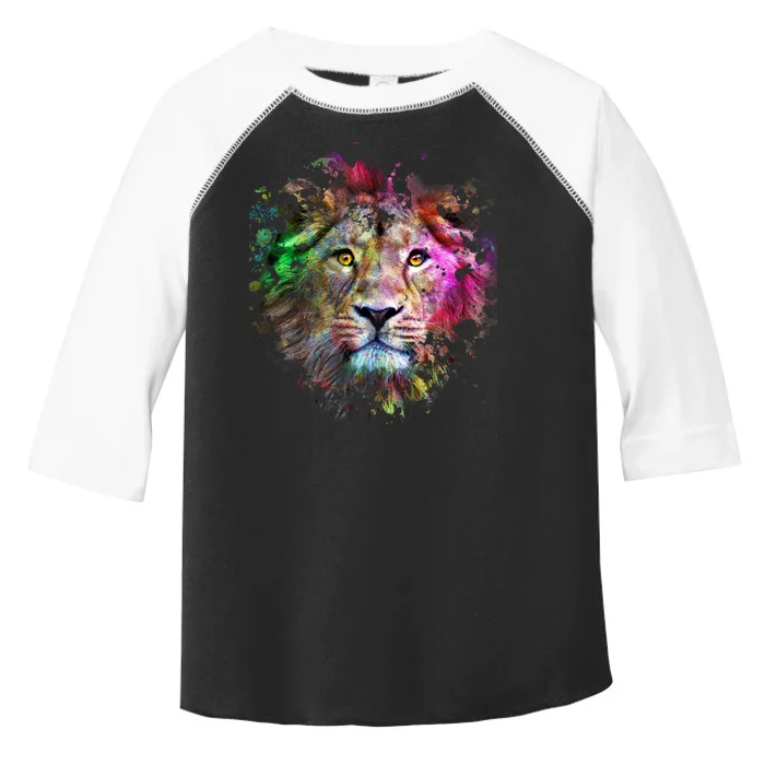 Abstract Lion Toddler Fine Jersey T-Shirt