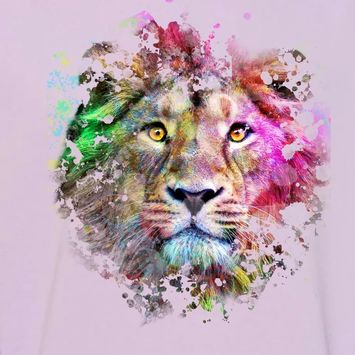 Abstract Lion Garment-Dyed Sweatshirt